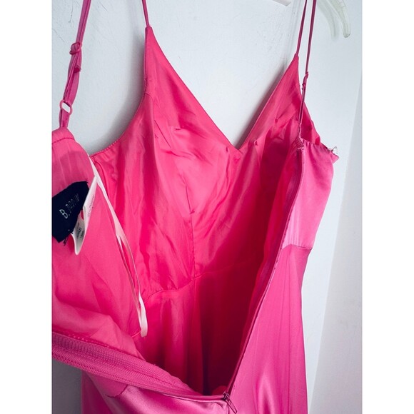 Elegant Barbie Pink Evening Gown - Picture 8 of 11